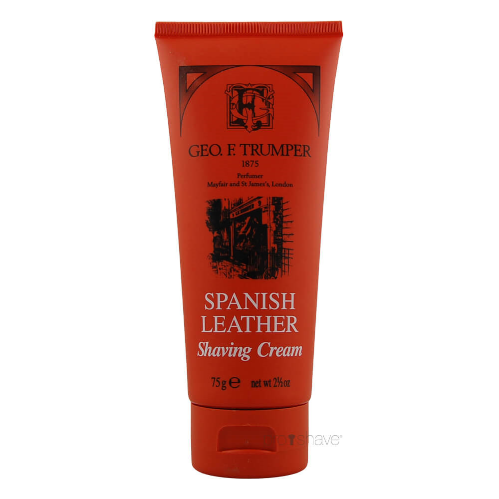 5: Geo F Trumper  Barbercreme på tube, Spanish Leather, 75 gr.